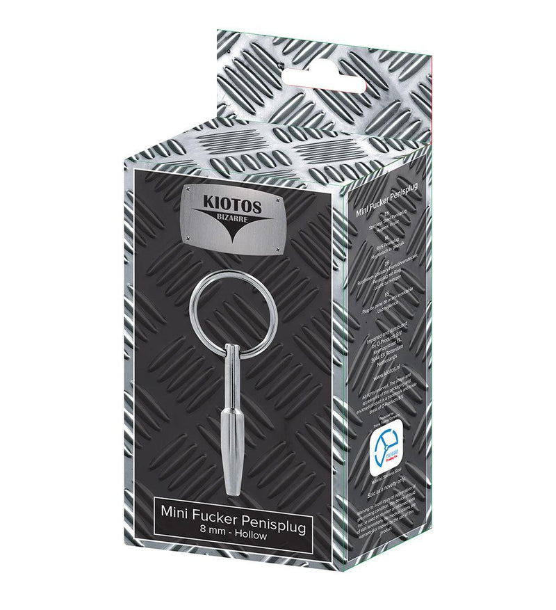 Kiotos - Mini Fucker Penis Plug RVS Hol-Erotiekvoordeel.nl