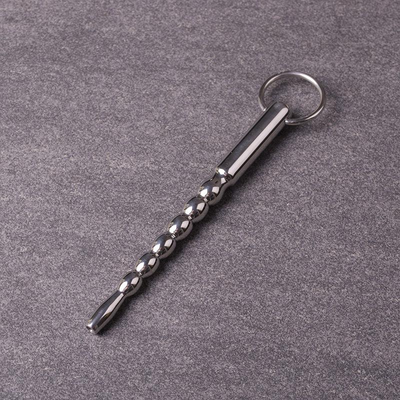 Kiotos - Penis Stick met Balletjes en Trekring - Penis plug Ø 8 mm