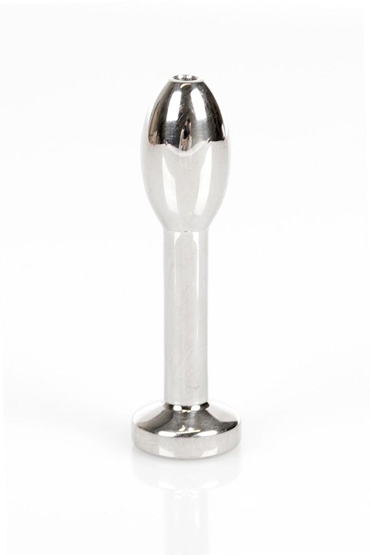 Kiotos - RVS Druppel Vorm Penis Plug Met Hol Ontwerp