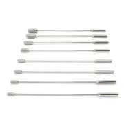 Kiotos - Set Met Geribbelde Rosebud Dilators/sounds In Luxe etui - 8 Stuks