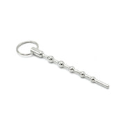 Kiotos - Solid Spaced Beads Penis Stick - Penisplug met Bolletjes en Trekring