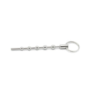 Kiotos - Solid Spaced Beads Penis Stick - Penisplug met Bolletjes en Trekring