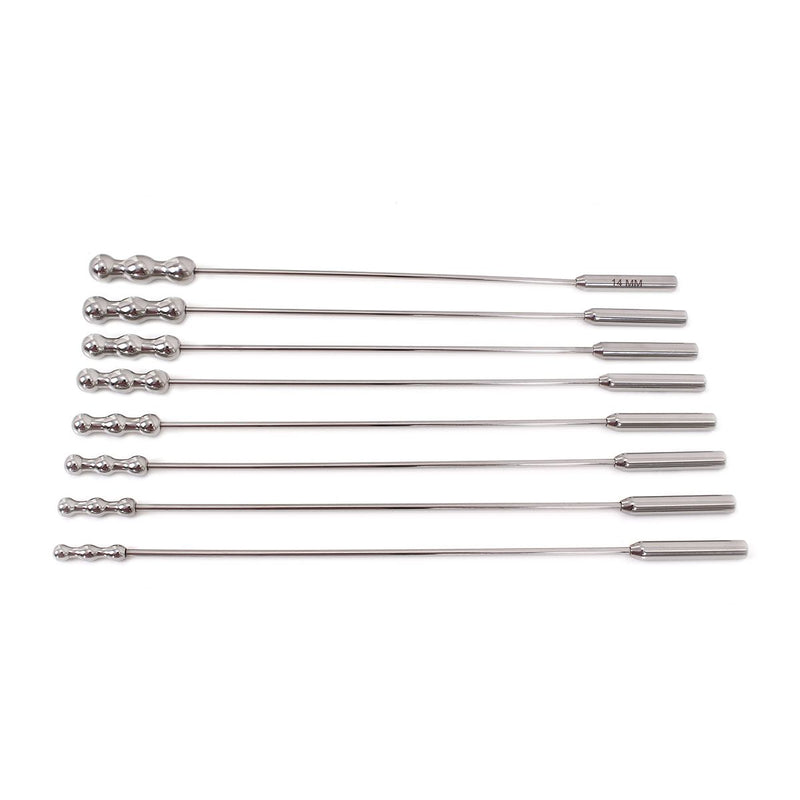 Kiotos - Urethral Sound Rosebud Dilators - Set Van 8 Stuks