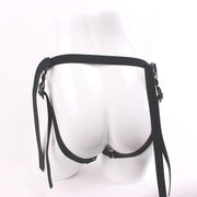 Kiotos Strap-on dildo Siliconen 20 x 4,7 cm - Zwart