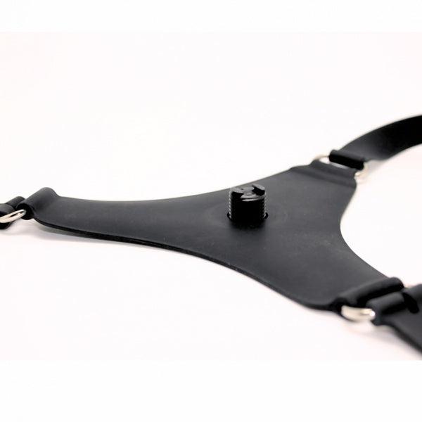 Kiotos Strap-on dildo Siliconen 20 x 4,7 cm - Zwart