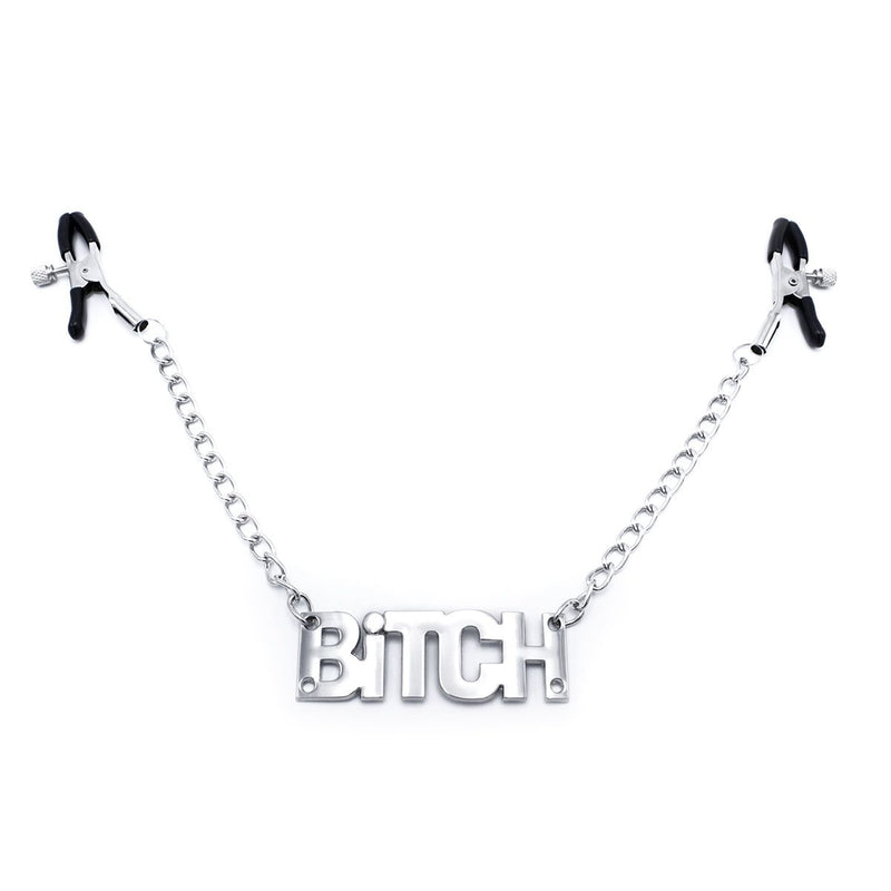 Kiotos - Tepelklemmen Met Ketting En Tekst BITCH