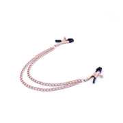 Kiotos - Tepelklemmen Rosé Goud - Met Dubbele Decoratieve Ketting