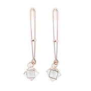 Kiotos - Tepelklemmen Rosé Goud Met Prisma Hanger