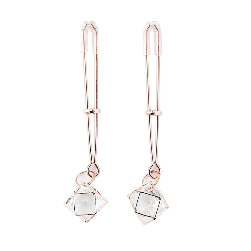 Kiotos - Tepelklemmen Rosé Goud Met Prisma Hanger