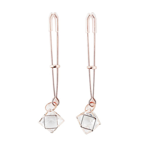 Kiotos - Tepelklemmen Rosé Goud Met Prisma Hanger