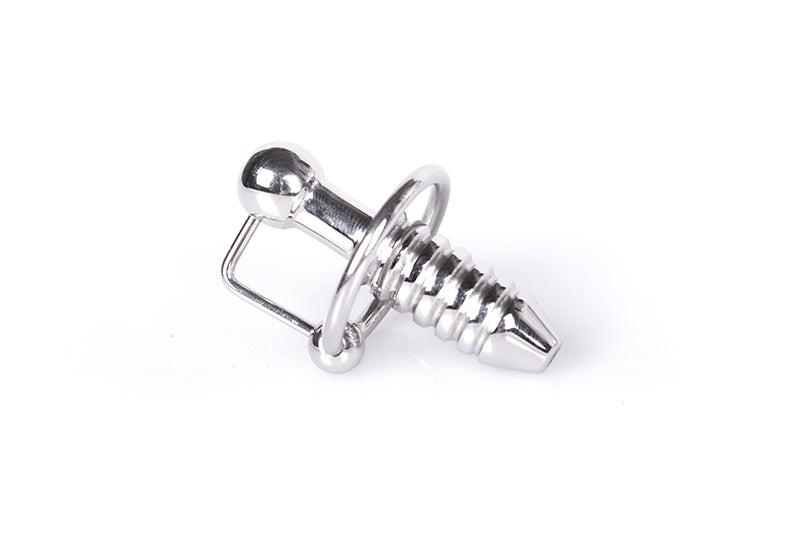 Kiotos - Torpedo - Penis Plug RVS Met Ribbels - Diameter 28 mm