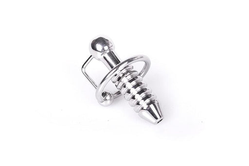Kiotos - Torpedo - Penis Plug RVS Met Ribbels - Diameter 28 mm