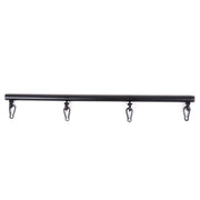 Kiotos - Zwarte deelbare spreidstang/spreader bar Met 4 Ringen