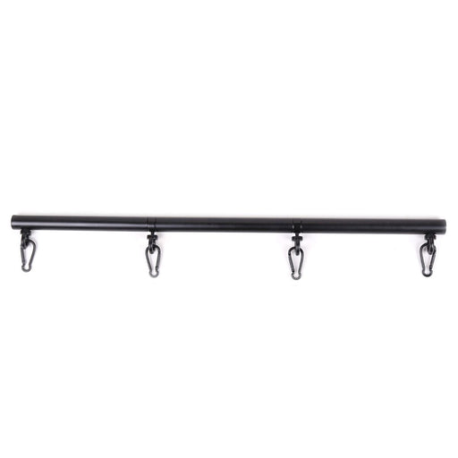 Kiotos - Zwarte deelbare spreidstang/spreader bar Met 4 Ringen