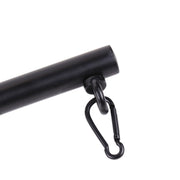 Kiotos - Zwarte deelbare spreidstang/spreader bar Met 4 Ringen