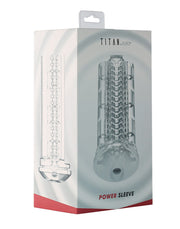 Kiiroo - Power sleeve Voor de Titan Experience Masturbator - Zwart