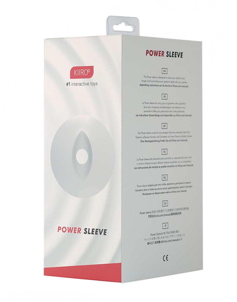Kiiroo - Power sleeve Voor de Titan Experience Masturbator - Zwart