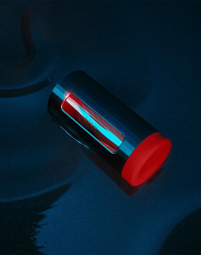 LELO - F1S V3 XL - Interactieve Masturbator met App Control - Rood/Zwart