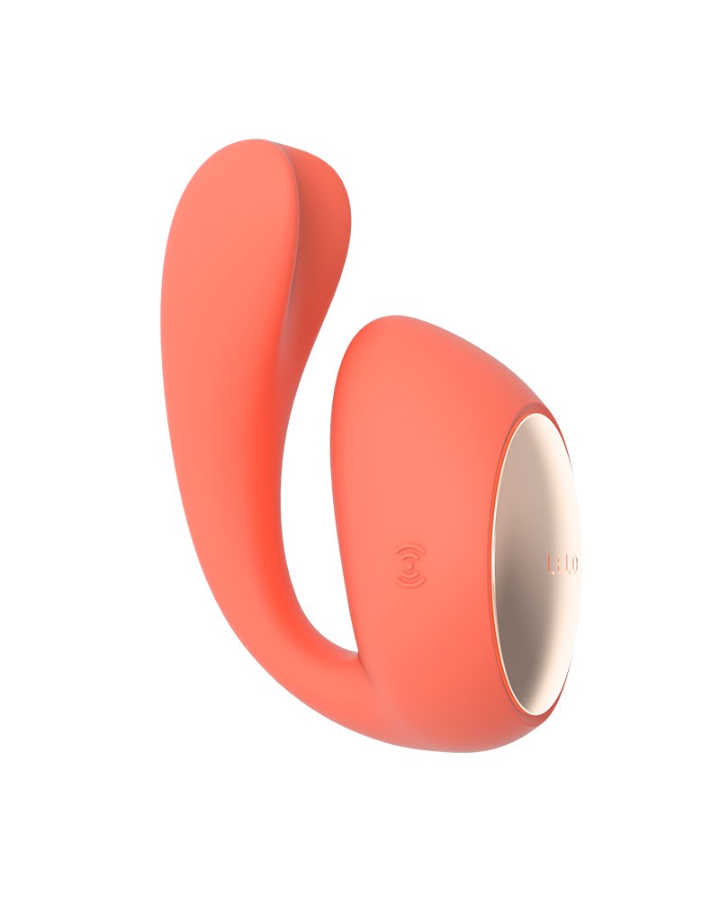 LELO - Ida Wave - Dual stimulation Vibrator Met Wave motion technologie En App Control - koraal