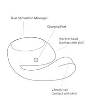 LELO - Ida Wave - Dual stimulation Vibrator Met Wave motion technologie En App Control - Zwart