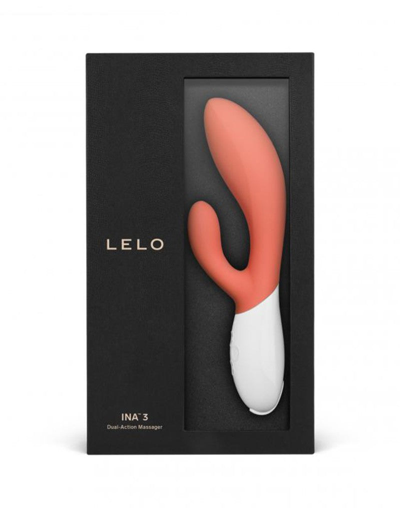 LELO - Ina 3 - Rabbit Vibrator - Koraal