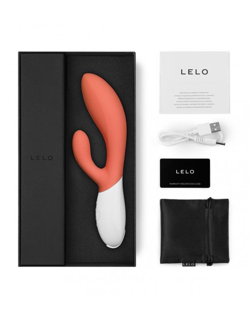 LELO - Ina 3 - Rabbit Vibrator - Koraal