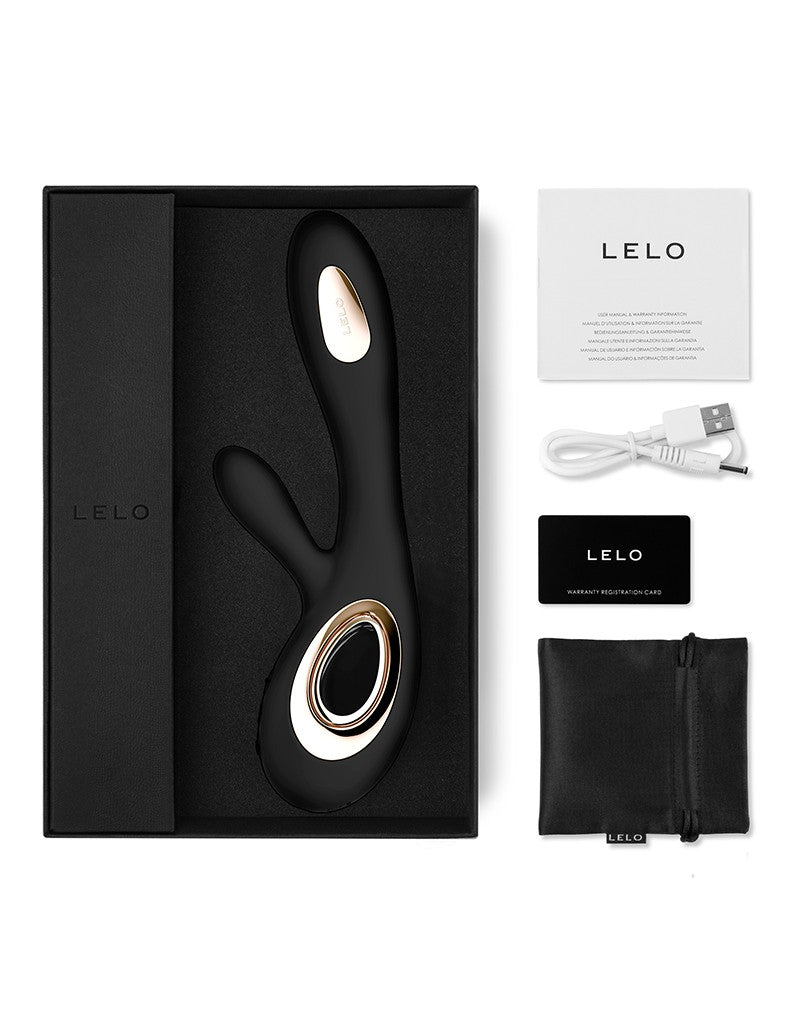 LELO - Soraya Wave - Rabbit Vibrator - Zwart