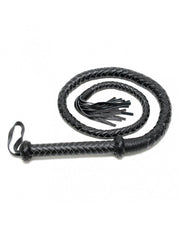Rimba - Lange Bullwhip - 200 cm - Zwart