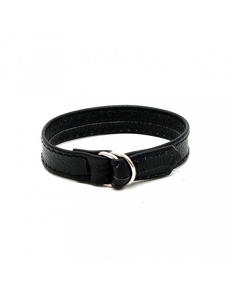 Rimba - Leren Cockring Met dubbele D-ring sluiting