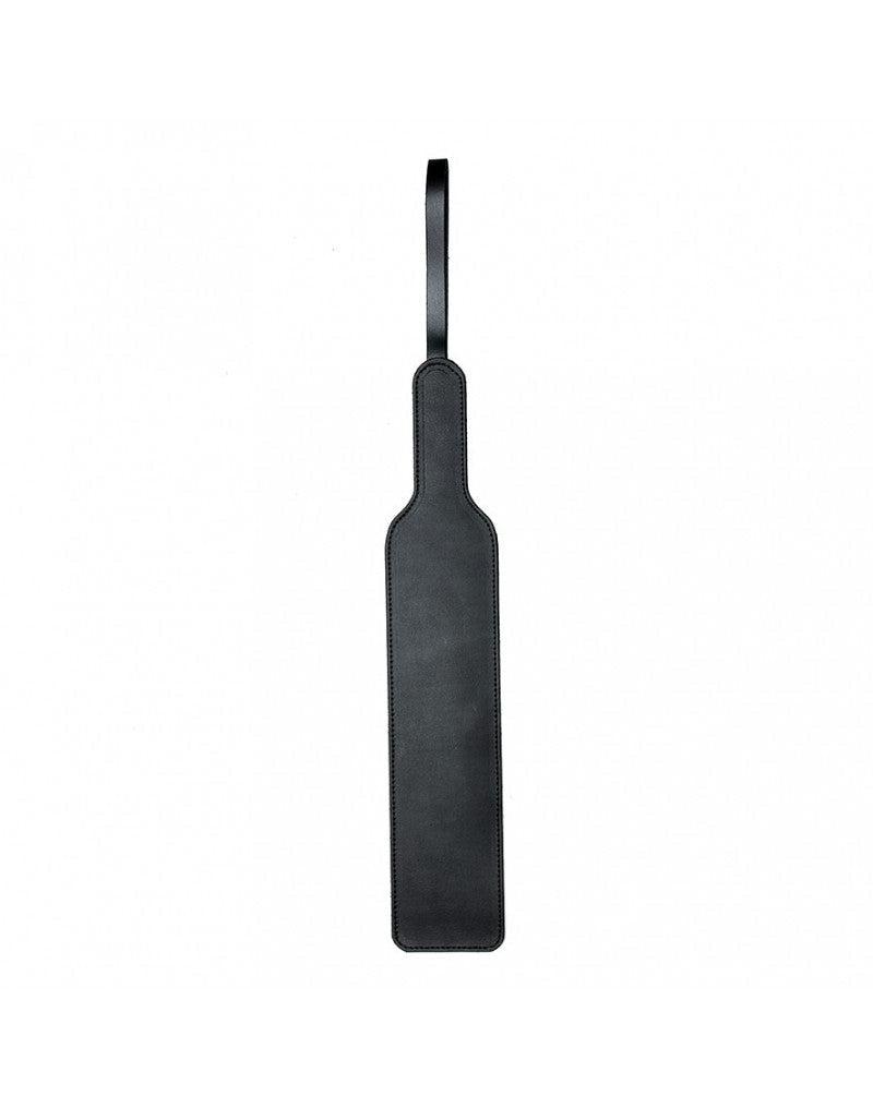 Rimba - Leren Paddle - 1 Gladde Kant - 1 Kant Met Spijkertjes - Zwart