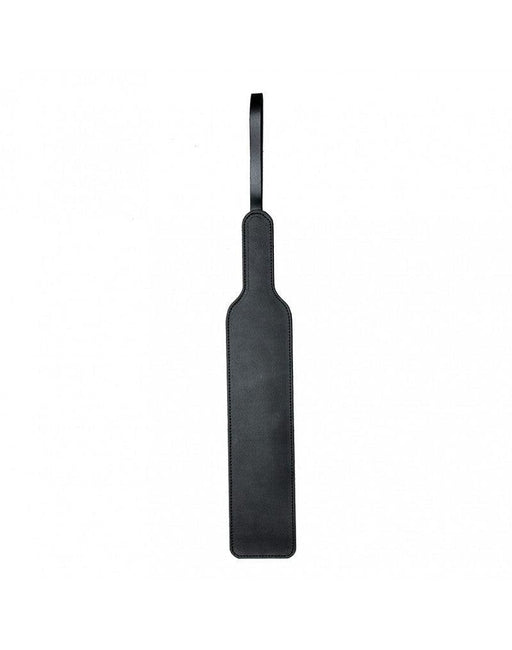 Rimba - Leren Paddle - 1 Gladde Kant - 1 Kant Met Spijkertjes - Zwart