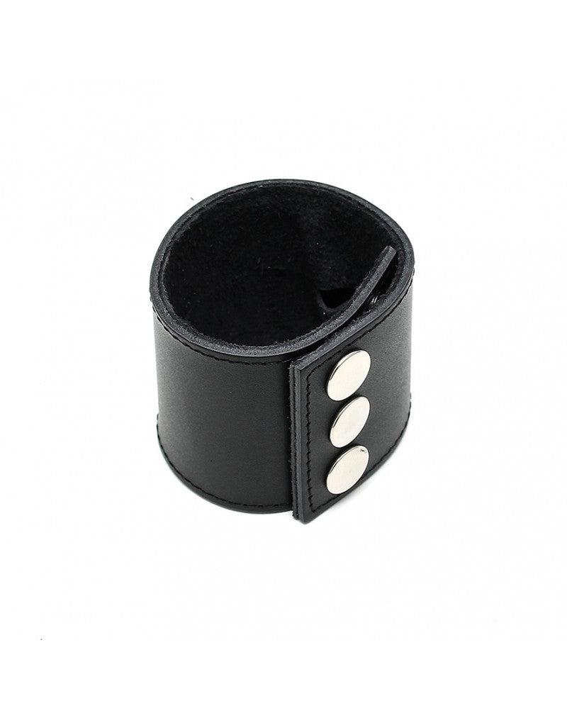Leren polsband 5 cm Breed Met geldvak