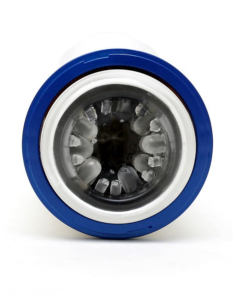 Leten - SM390 Super Masturbator - Telescopische trekbeweging - Verwarmend - Siliconen Sleeve