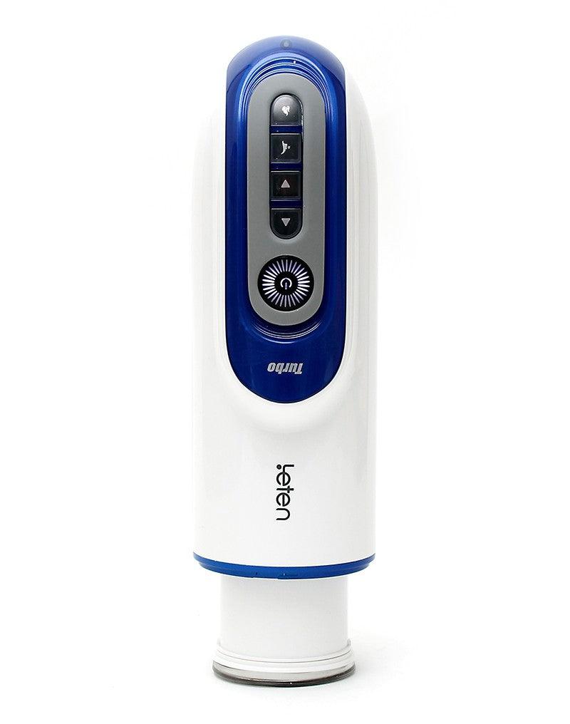 Leten - SM390 Super Masturbator - Telescopische trekbeweging - Verwarmend - Siliconen Sleeve