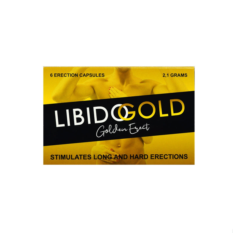 Libido Gold - Golden Erect - 6 capsules-Erotiekvoordeel.nl