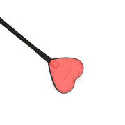 Liebe Seele - Angel's Kiss Paardrijzweep Met Hartvormige Lederen Tip - Luxe En Exclusief ontwerp - Roze/RoséGoud