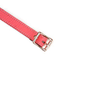 Liebe Seele - Angel's Kiss - Smalle Choker Met Hartvormige Ring - Luxe En exclusief ontwerp - Roze/Rosé Goud