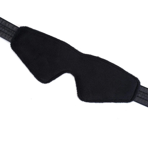 Liebe Seele - Black Bond - Bonded Leren Blinddoek met Zachte Voering - Eco-vriendelijk - Zwart