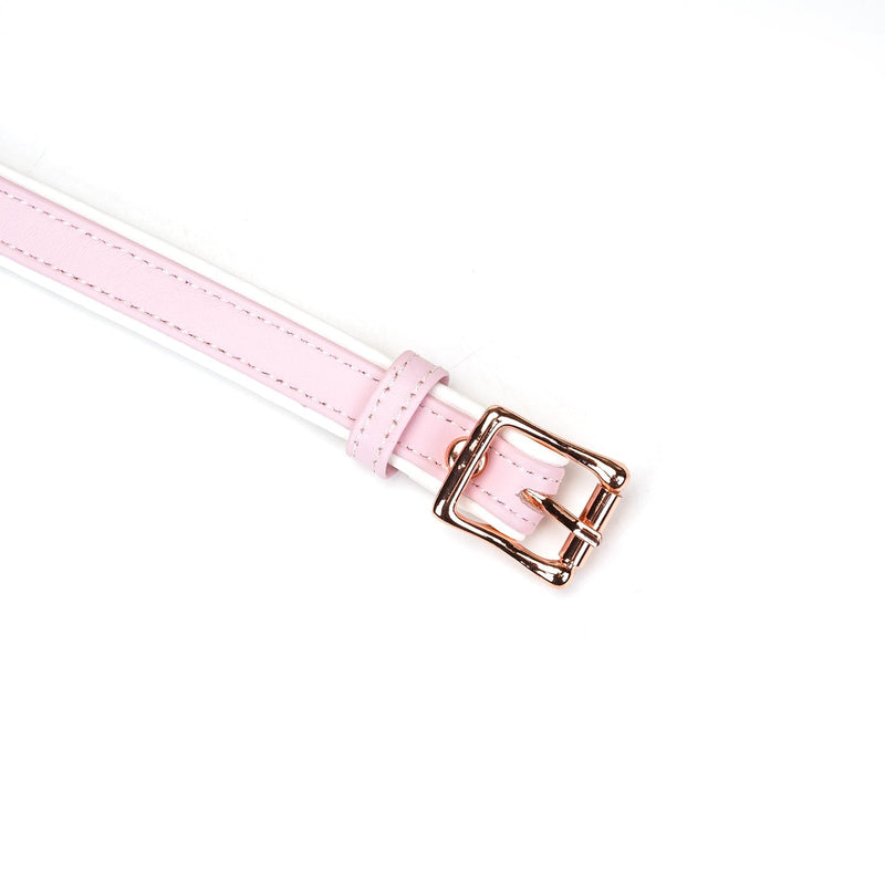 Liebe Seele - Fairy - Leren Blinddoek - Roze/Wit