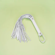 Liebe Seele - Fuji White - Leren Flogger - Wit-Erotiekvoordeel.nl