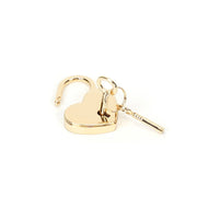 Liebe Seele - Hartvormige Luxe slotjes Voor Boeien - Twee Stuks - Goud