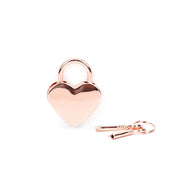 Liebe Seele - Hartvormige Luxe slotjes Voor Boeien - Twee Stuks - Rosé Goud