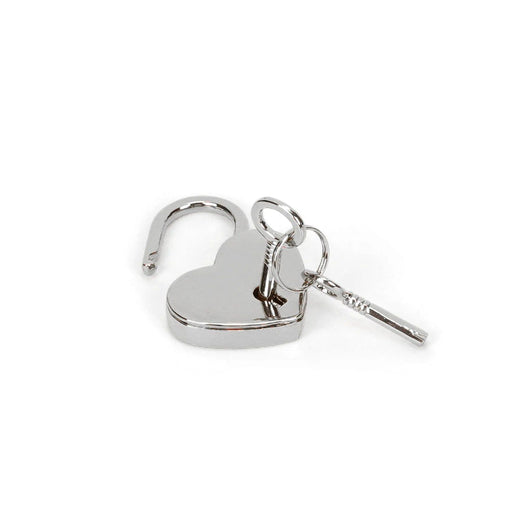 Liebe Seele - Hartvormige Luxe slotjes Voor Boeien - Twee Stuks - Zilver