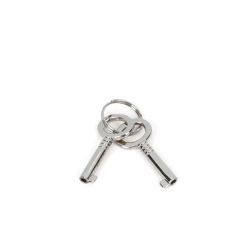 Liebe Seele - Hartvormige Luxe slotjes Voor Boeien - Twee Stuks - Zilver