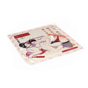 Liebe Seele - Kinbaku Ukiyoe - Lamslederen Paddle - Rood met Zwarte Rozen Print - Iets Héél Bijzonders! - Import uit Japan