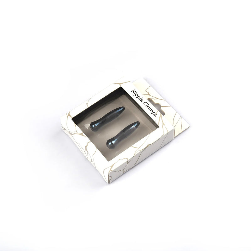 Liebe Seele - Magnetische Tepelklemmen Bullet - Blauw Chroom