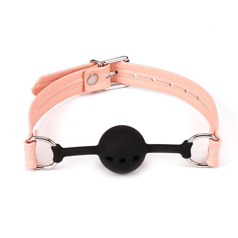Liebe Seele - Pink Organosilicone Ball Gag - vegan friendly - Roze