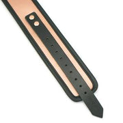 Liebe Seele - Rose Gold Memory - Exclusieve Leren Collar En Leiband - Rosé Goud