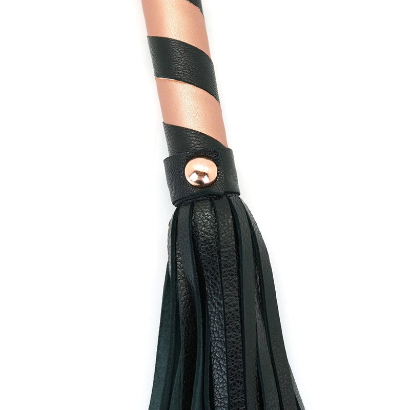 Liebe Seele - Rose Gold Memory Exclusieve Leren Flogger - Rosé Goud