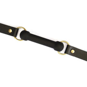 Liebe Seele - Samurai - Stoere Bit Gag met Messing Hardware - Zwart - Uit Japan